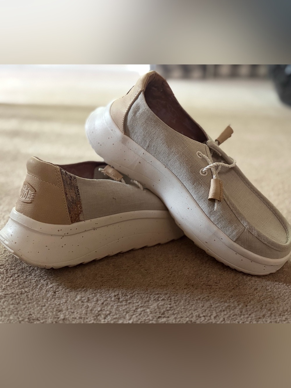 Hey Dude Wendy Peak Platform Slipons